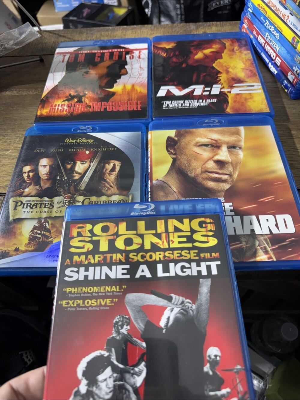 5 Blu-Ray DVD Lot #7 As Shown All In Working Order